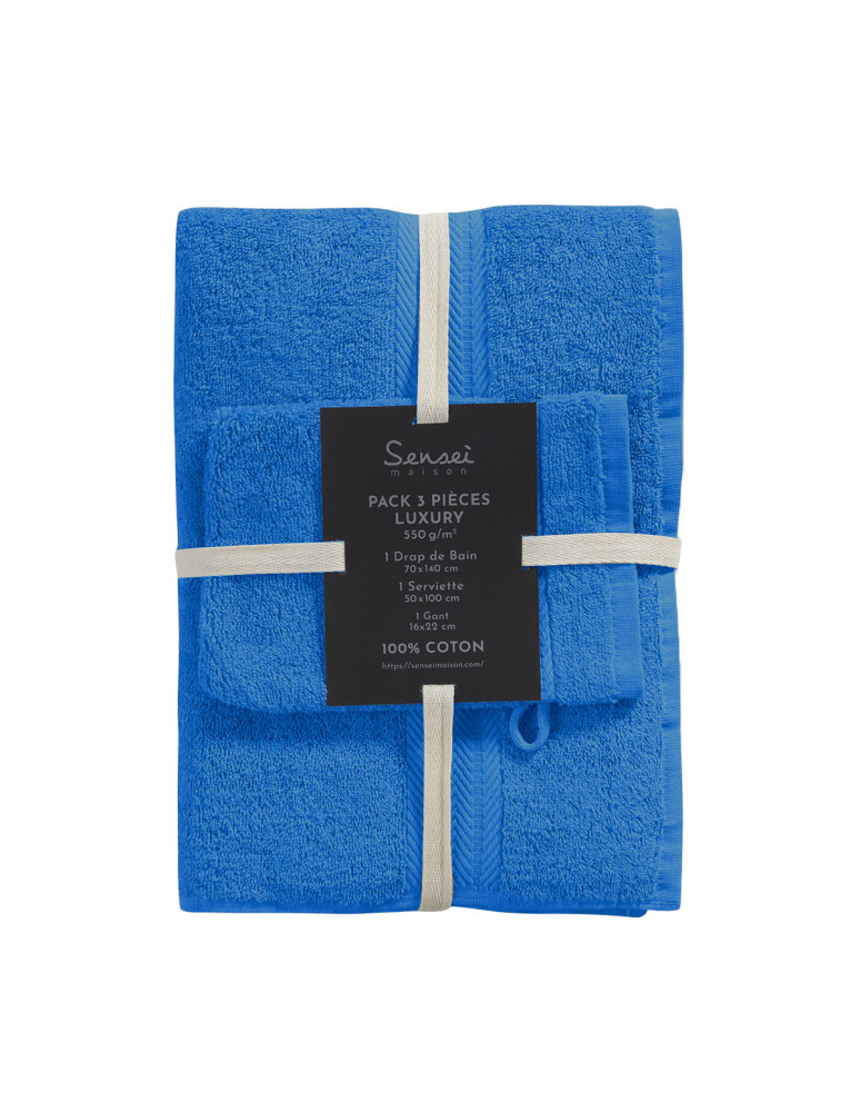 Ensemble de bain avec tapis 4 pièces...