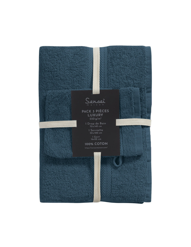 Ensemble de bain avec tapis 4 pièces...