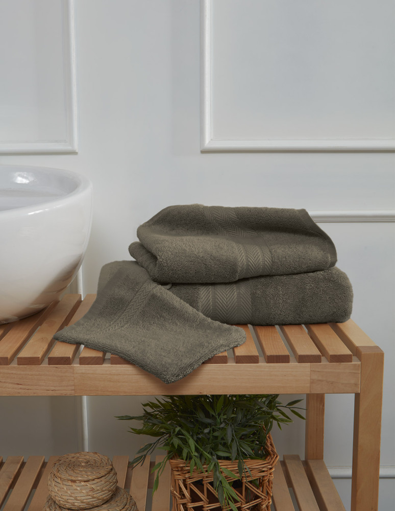 Ensemble de bain 3 pièces (1 drap de...