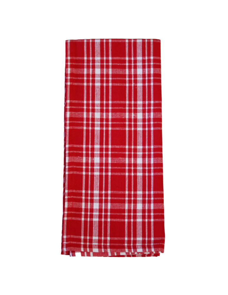 Lot de 12 torchons assortis coton DUNDEE