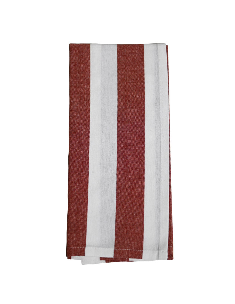 Lot de 12 torchons assortis coton...