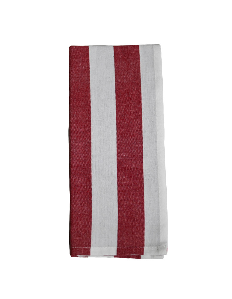 Lot de 12 torchons assortis coton...