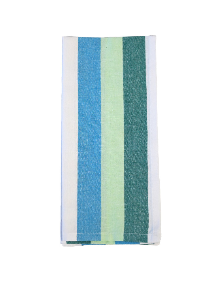 Lot de 12 torchons assortis coton...