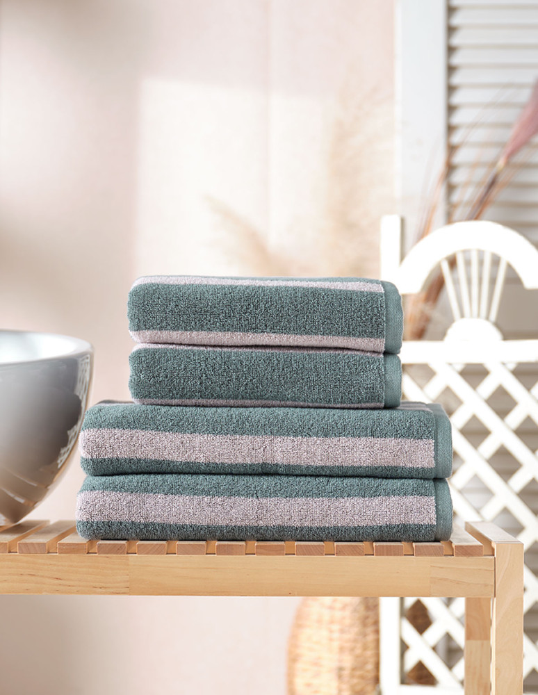 Ensemble de bain 4 pièces ARCADIA STRIPE