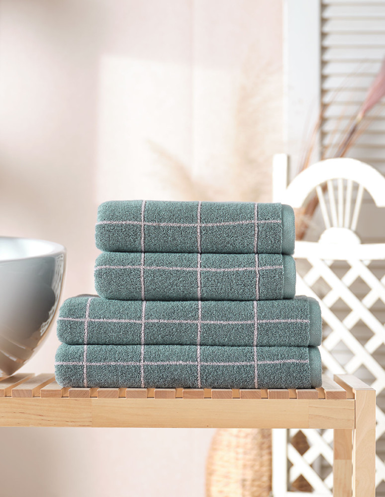 Ensemble de bain 4 pièces ARCADIA CHECK