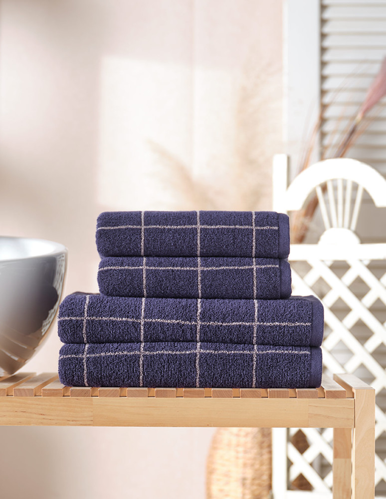 Ensemble de bain 4 pièces ARCADIA CHECK