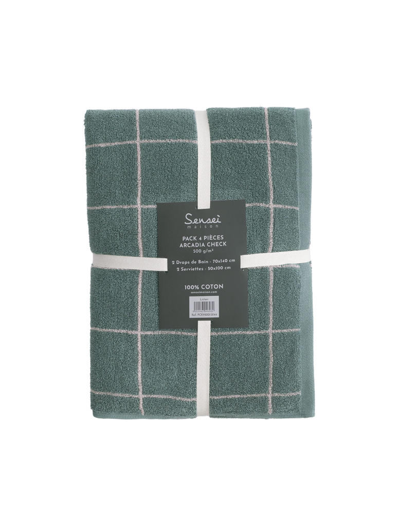 Ensemble de bain 4 pièces ARCADIA CHECK