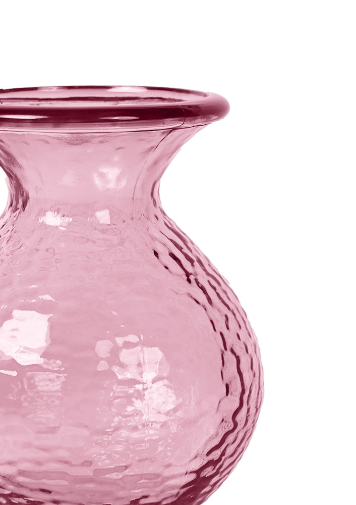 Vase en verre recyclé h 19 cm GYPSO