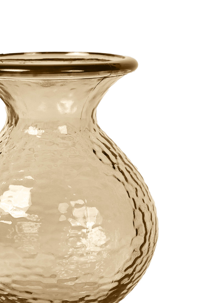 Vase en verre recyclé h 19 cm GYPSO