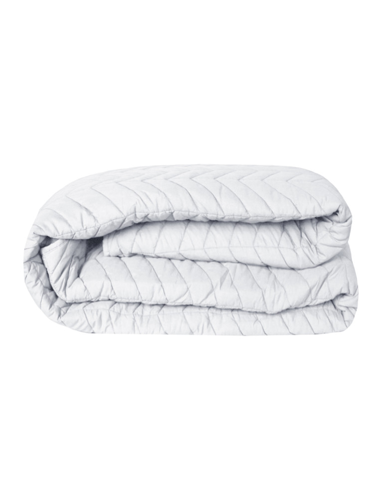 Couvre lit en percale de coton...