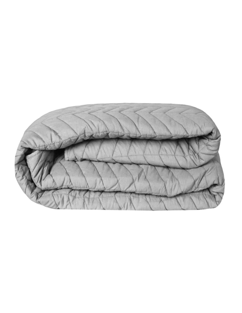 Couvre lit en percale de coton...