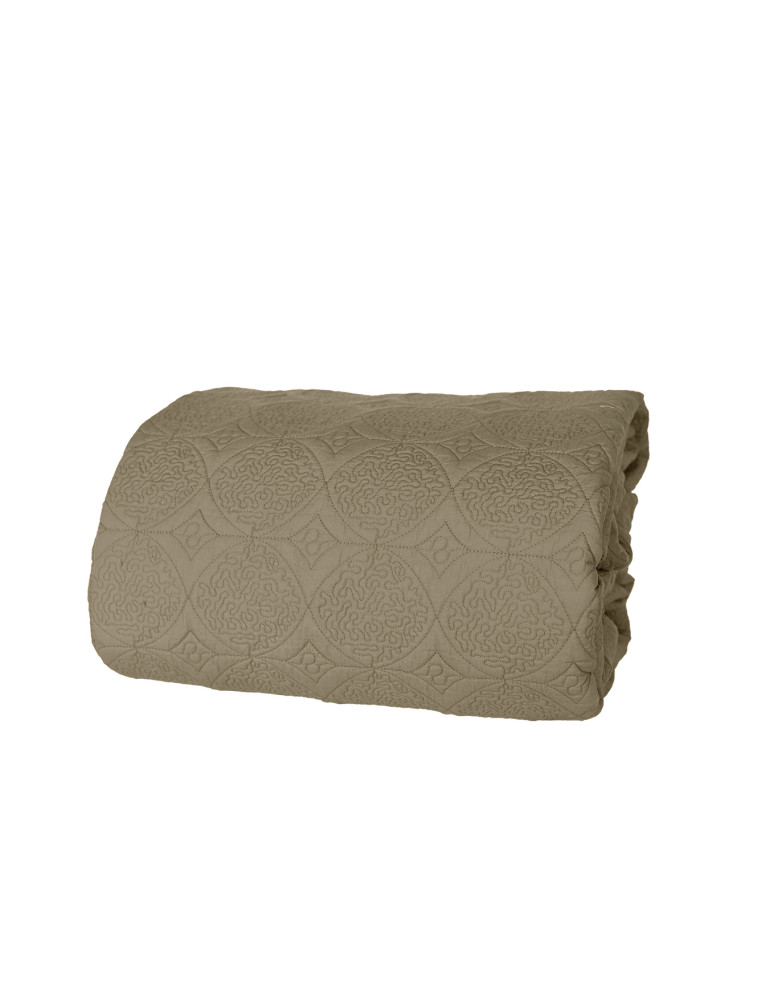 Couvre lit en percale de coton...