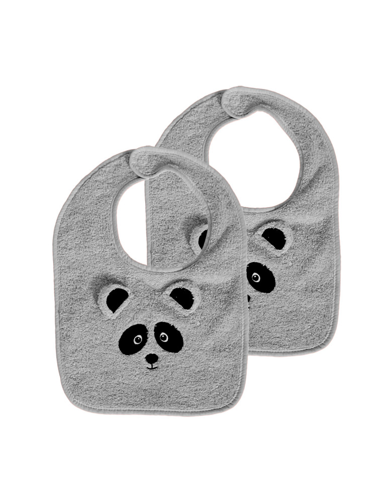Lot de 2 bavoirs PANDY PANDA