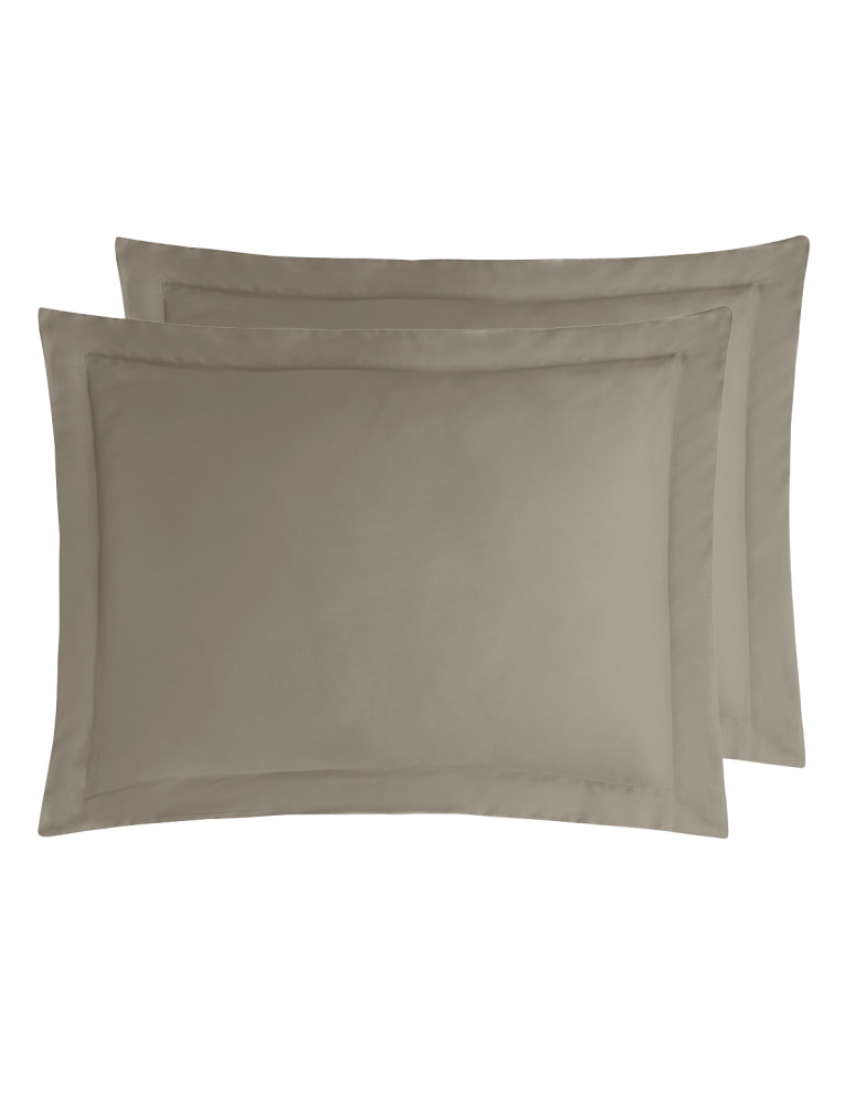 Lot de 2 taies d'oreiller en satin de...