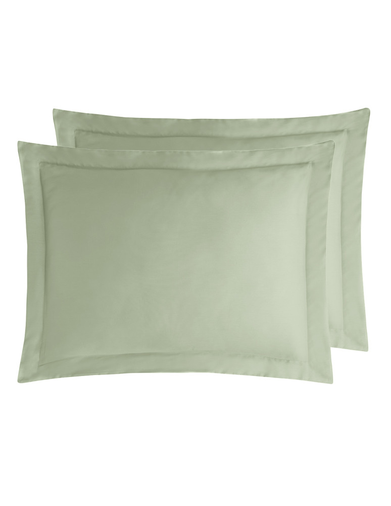 Lot de 2 taies d'oreiller en satin de...