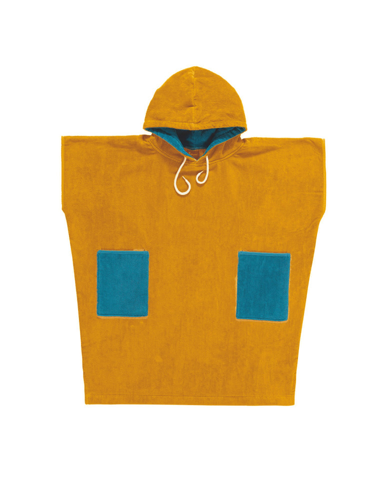 Poncho de plage adulte en velours BEACH