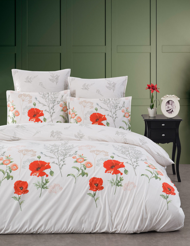 Peignoir brodé col châle 420 g/m² AURORE