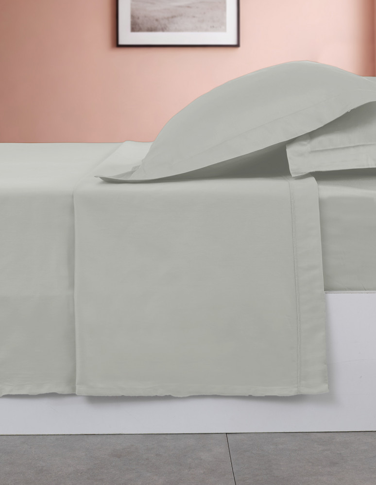 Parure drap plat + 2 taies 65x65 cm...