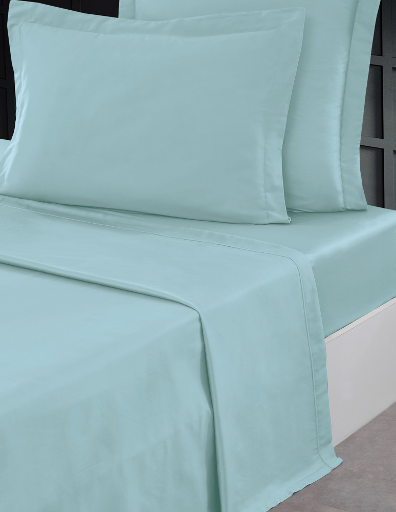 Parure drap plat + 2 taies 65x65 cm...