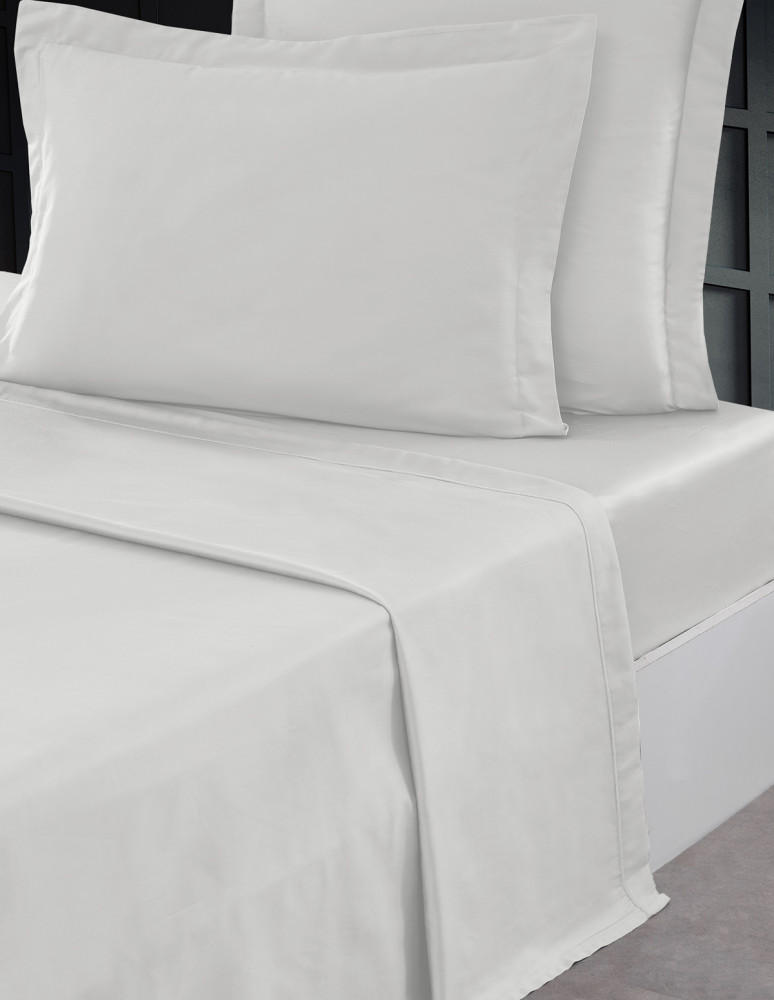 Parure drap plat + 2 taies 65x65 cm...