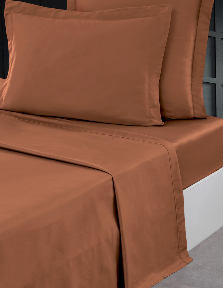 Parure drap plat + 2 taies 65x65 cm...