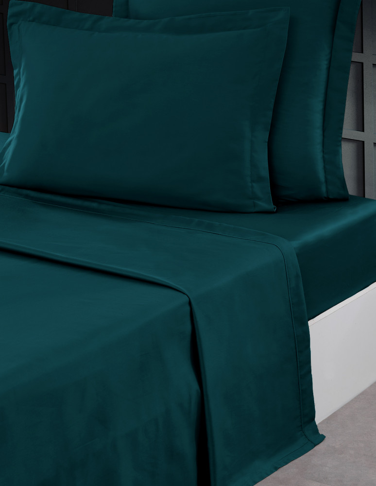 Parure drap plat + 2 taies 65x65 cm...