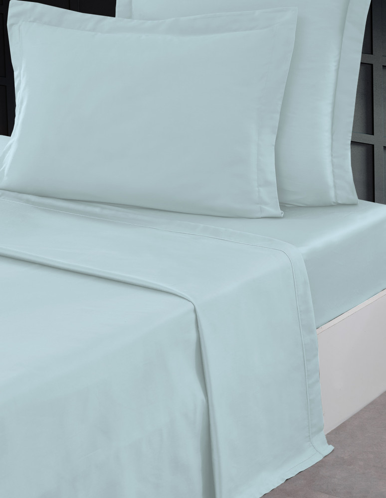 Parure drap plat + 2 taies 65x65 cm...