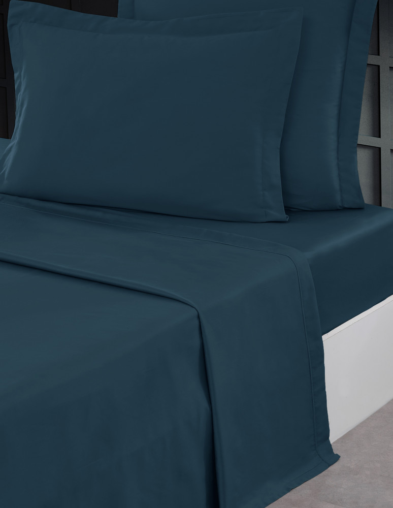 Parure drap plat + 2 taies 65x65 cm...