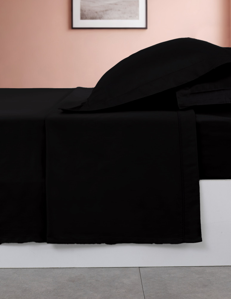 Parure drap plat + 2 taies 65x65 cm...