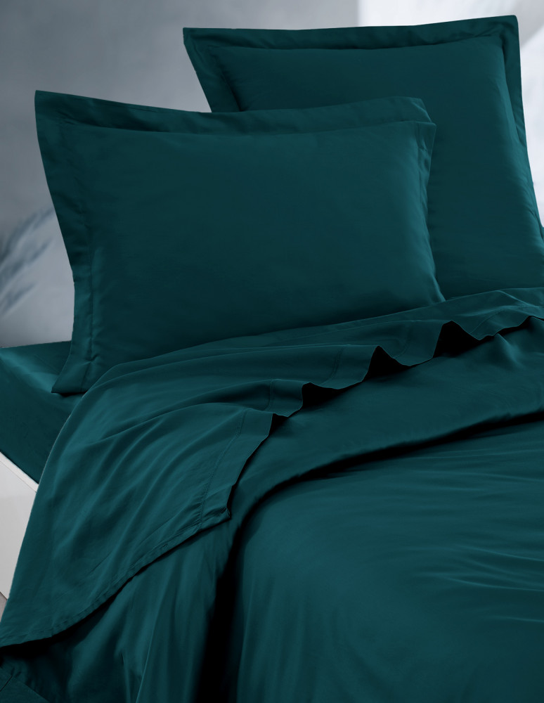 Parure drap plat + 2 taies 50x70 cm...