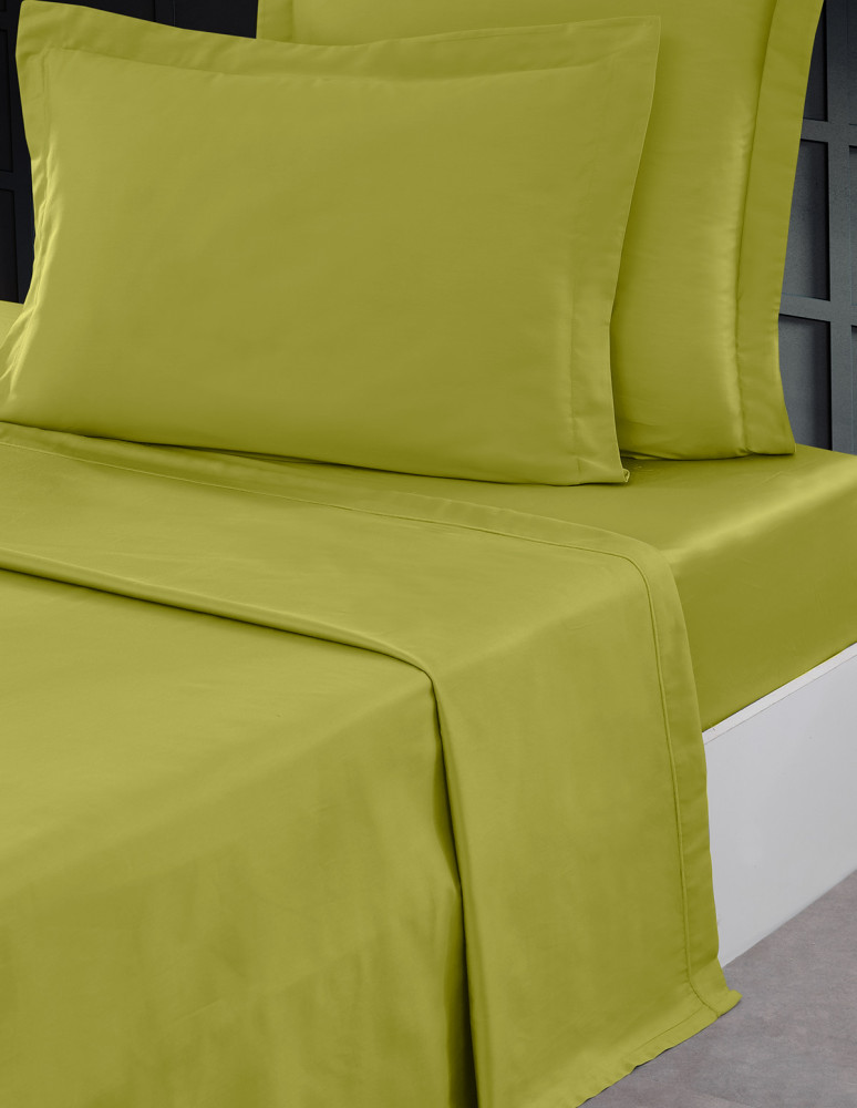 Parure drap plat + 2 taies 50x70 cm...