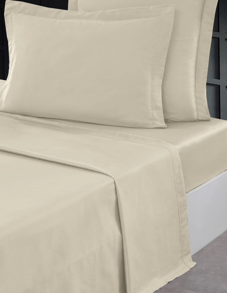 Parure drap plat + 2 taies 65x65 cm...