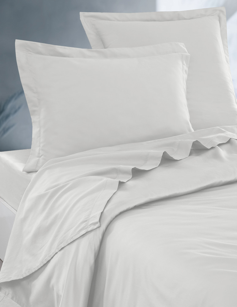 Parure drap plat + 2 taies 65x65 cm...