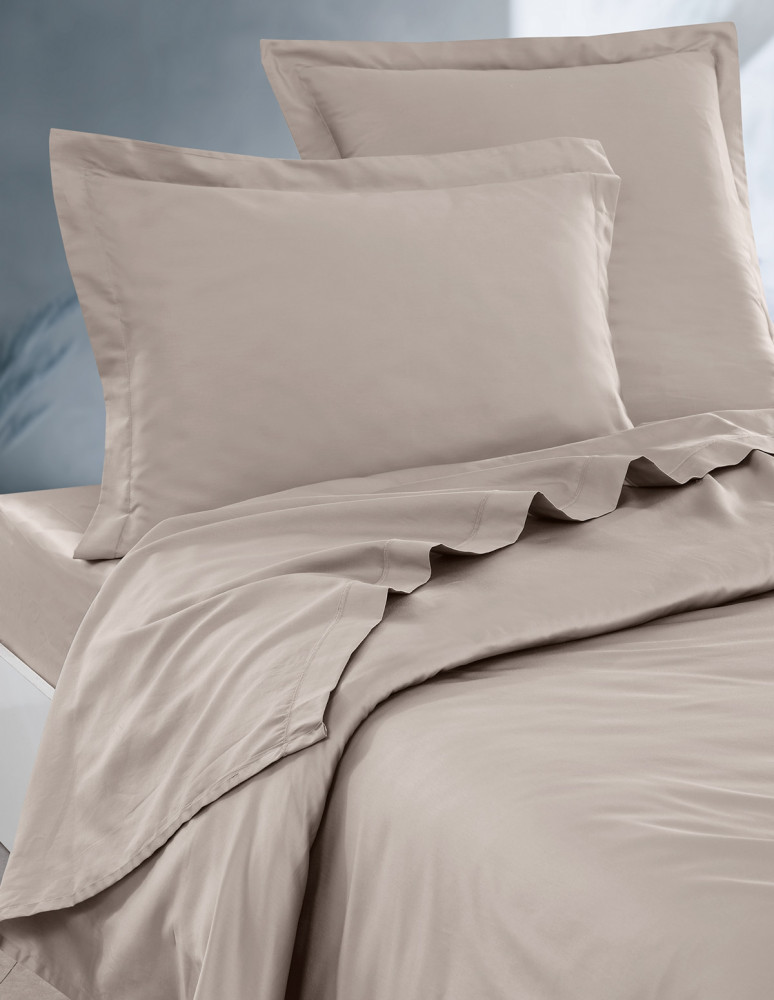 Parure drap plat + 2 taies 65x65 cm...