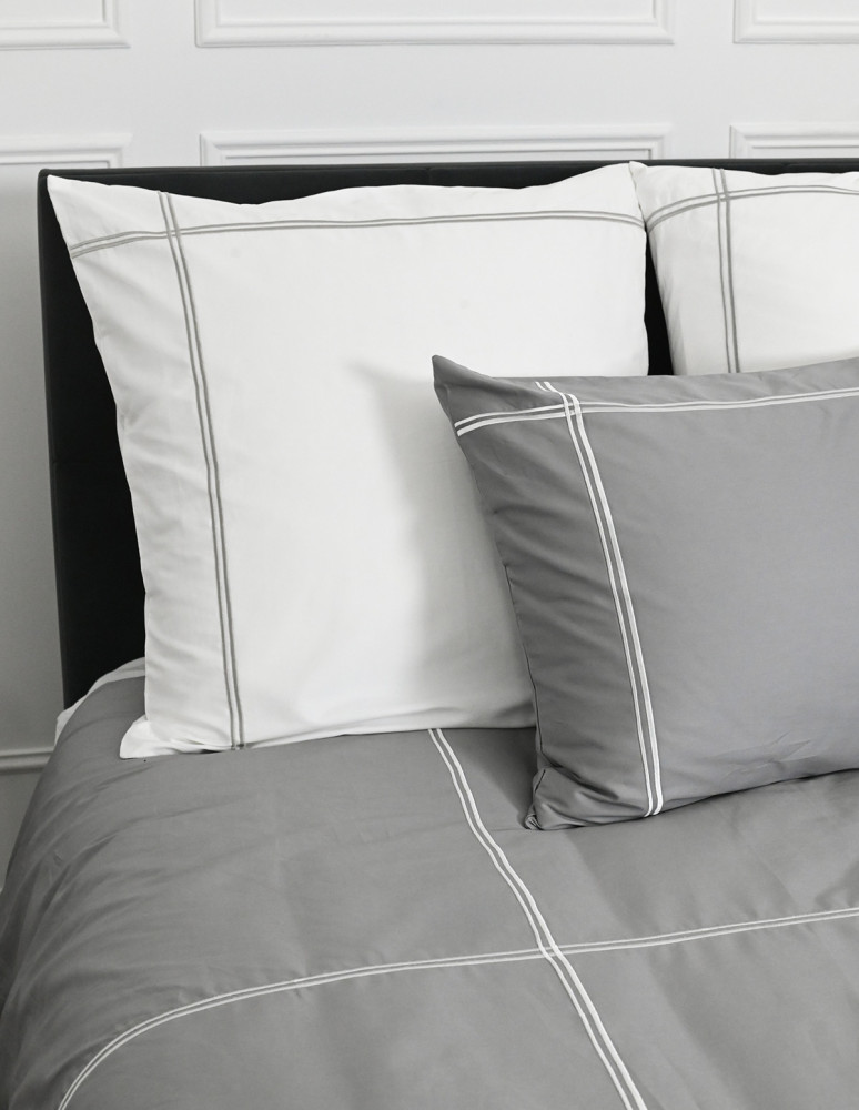 Lot de 2 taies d'oreiller satin de...