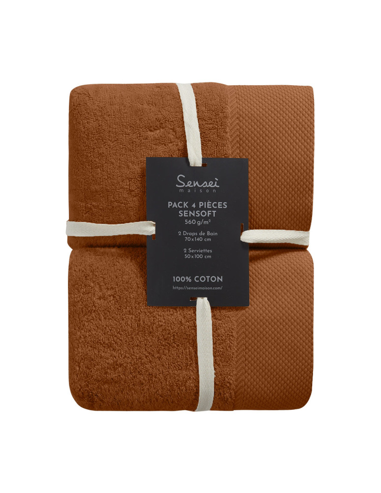 Ensemble de bain 5 pièces avec tapis...