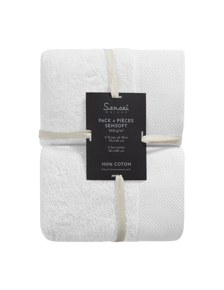 Ensemble de bain 5 pièces avec tapis...