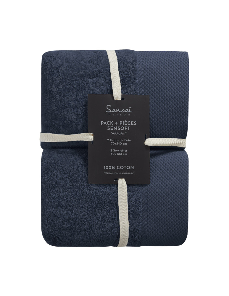 Ensemble de bain 5 pièces avec tapis...