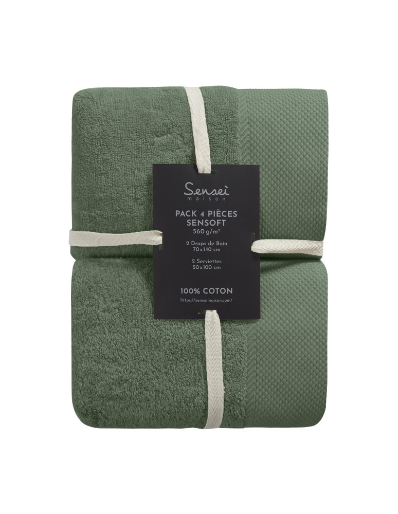 Ensemble de bain 5 pièces avec tapis...