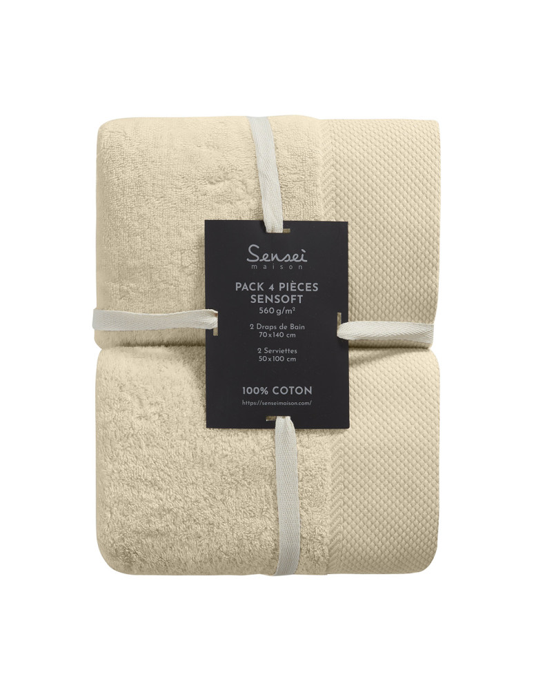 Ensemble de bain 5 pièces avec tapis...