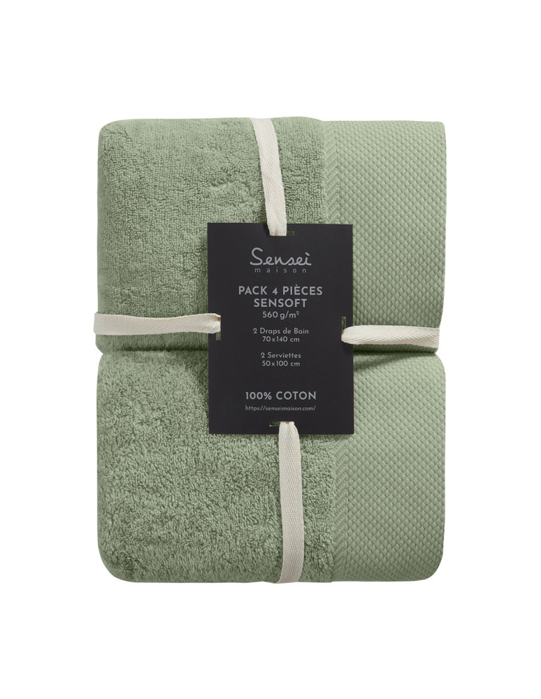 Ensemble de bain 5 pièces avec tapis...