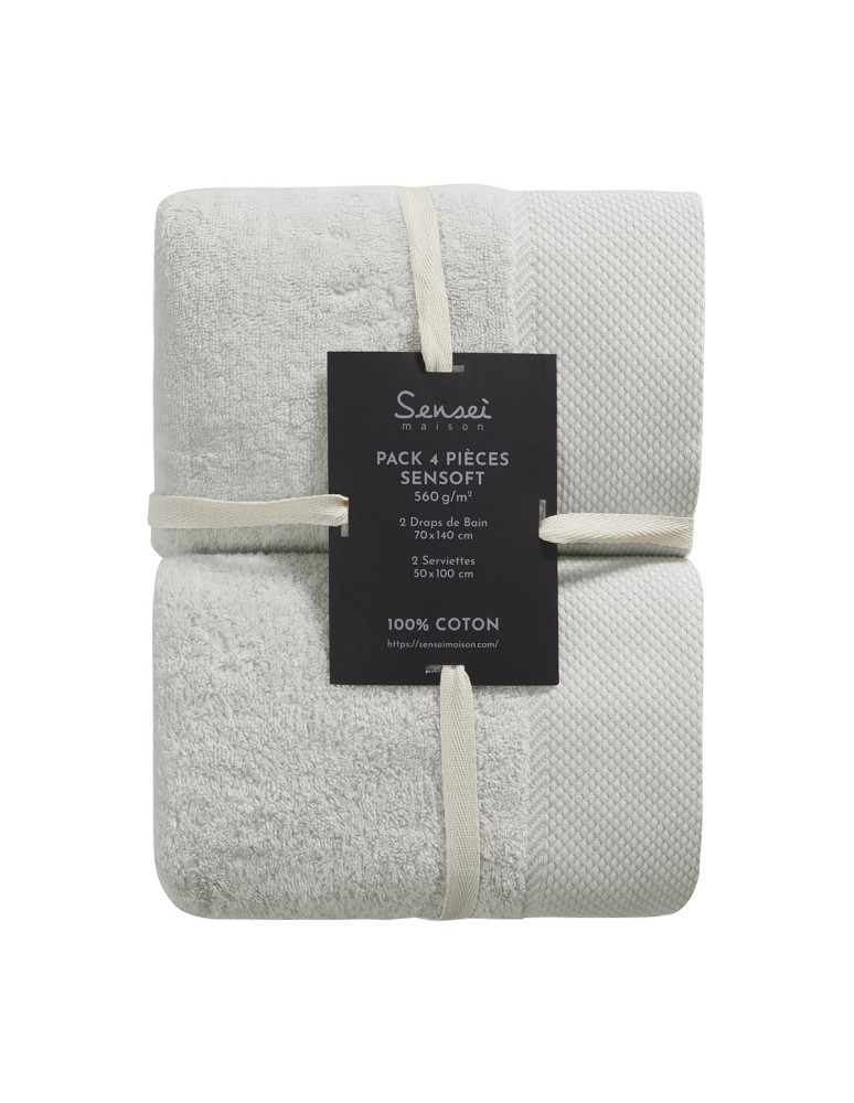 Ensemble de bain 5 pièces avec tapis...