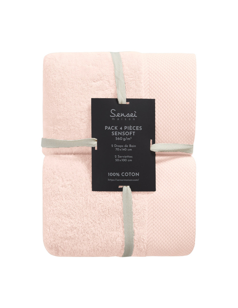 Ensemble de bain 5 pièces avec tapis...