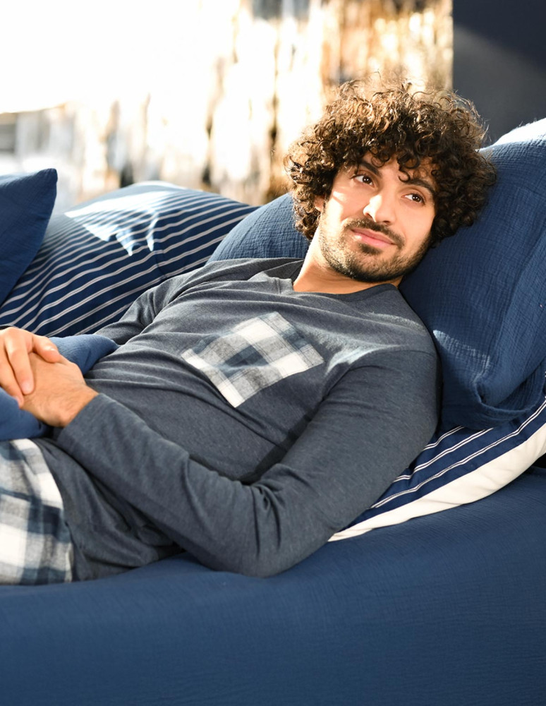 Pyjama pantalon homme en jersey ROBIN