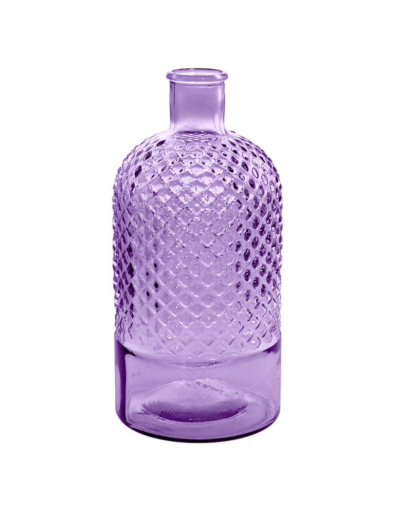 Vase bouteille en verre recyclé h 28...