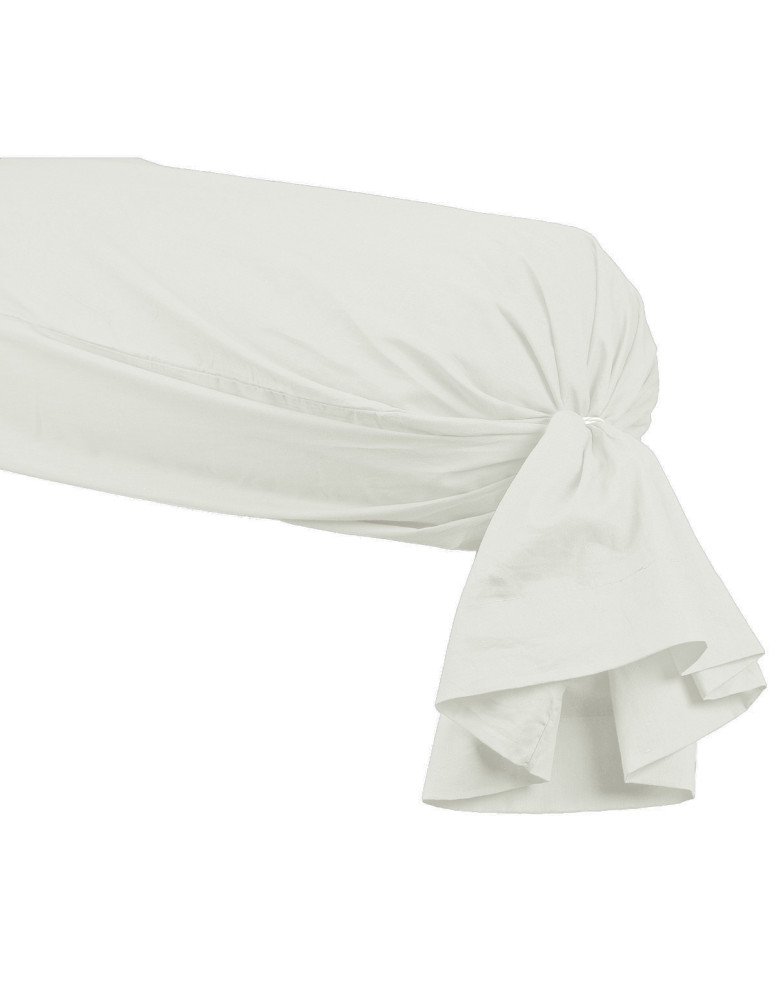 Taie de traversin en percale de coton...
