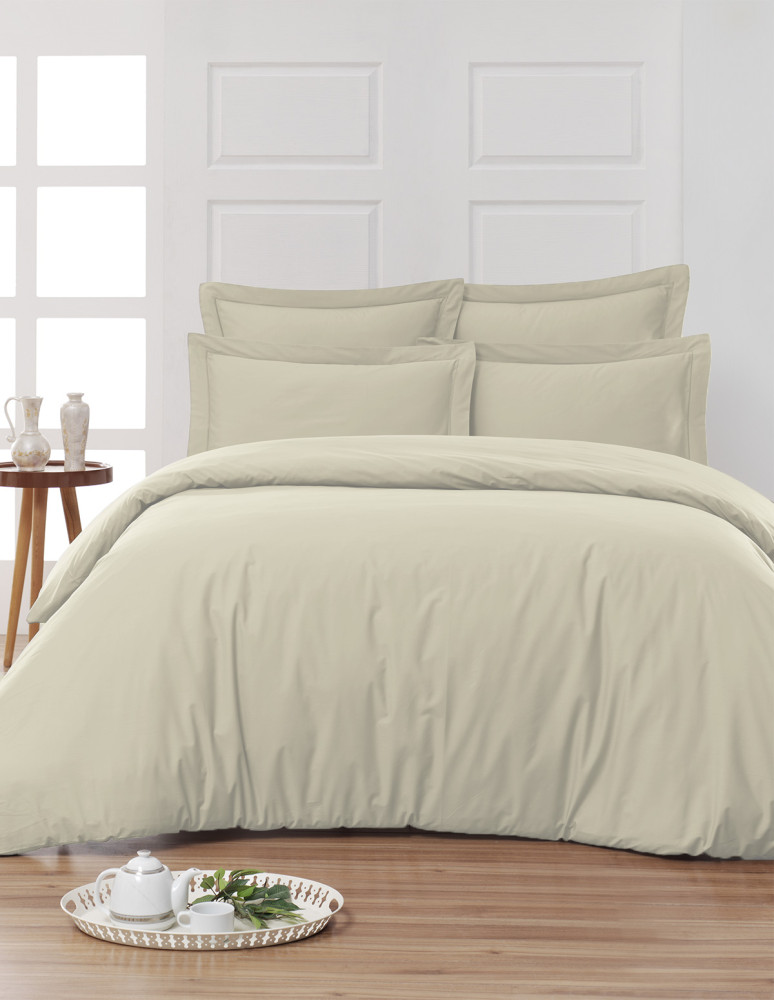 Taie de traversin en percale de coton...