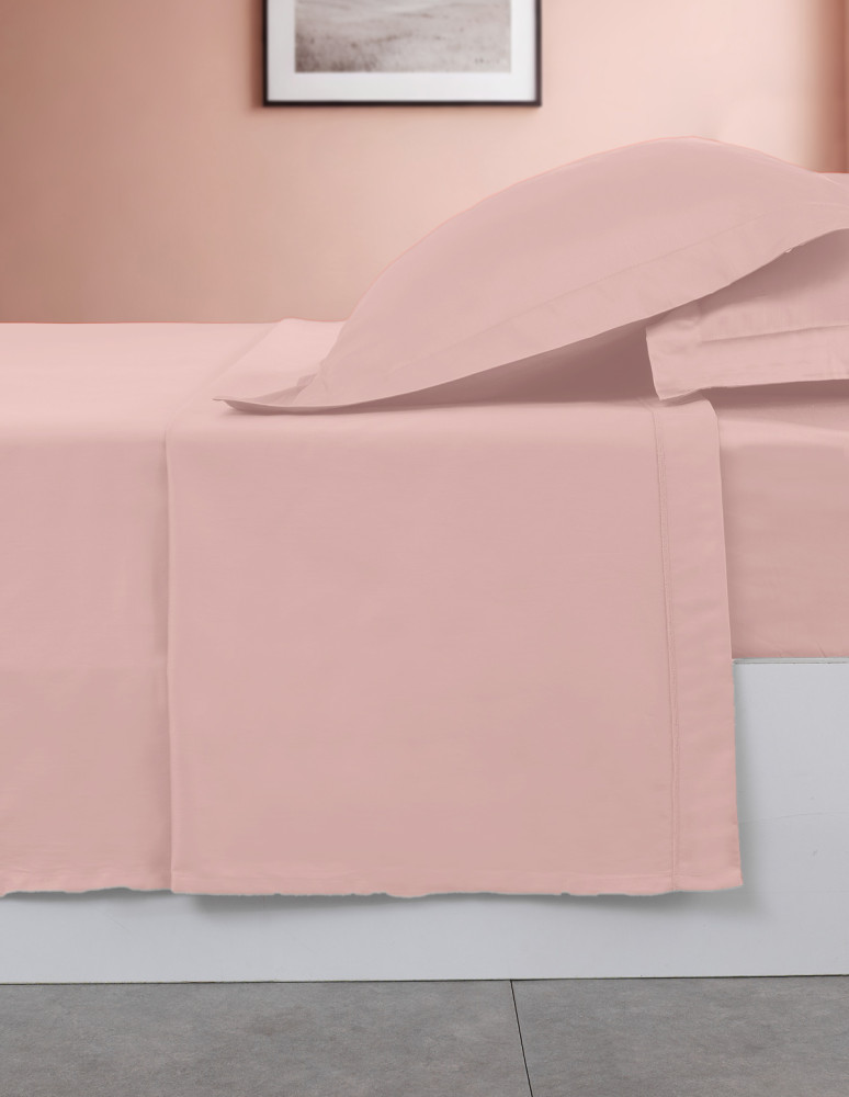 Parure drap plat + 2 taies 65x65 cm...