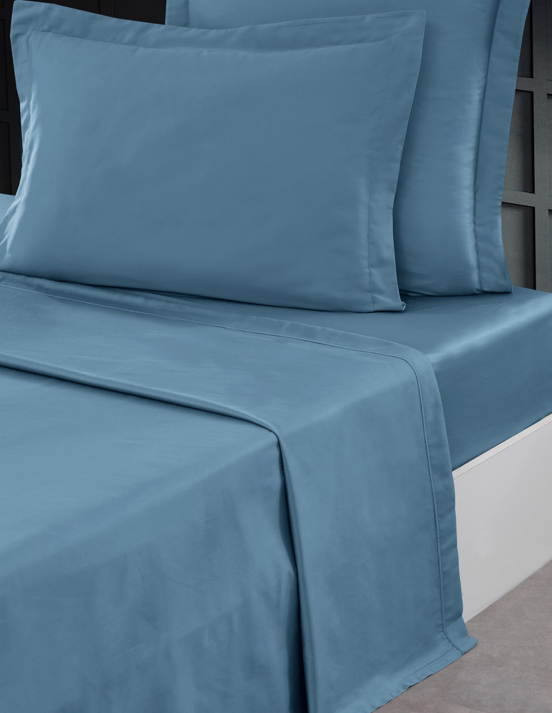 Parure drap plat + 2 taies 50x70 cm...