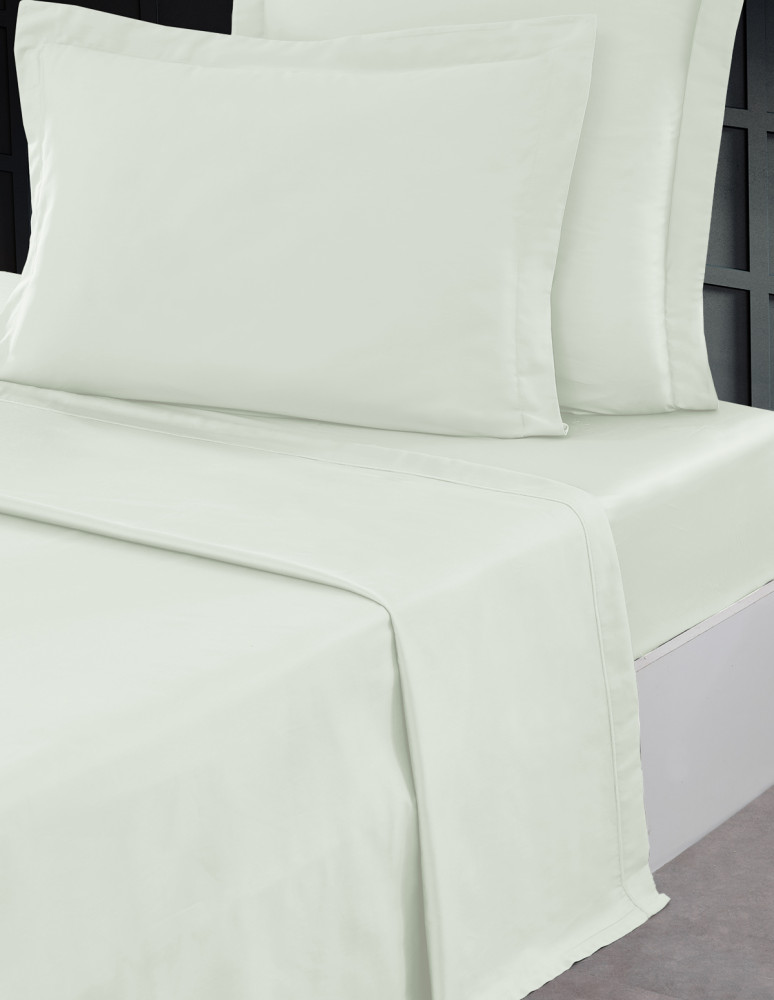 Parure drap plat + 2 taies 50x70 cm...